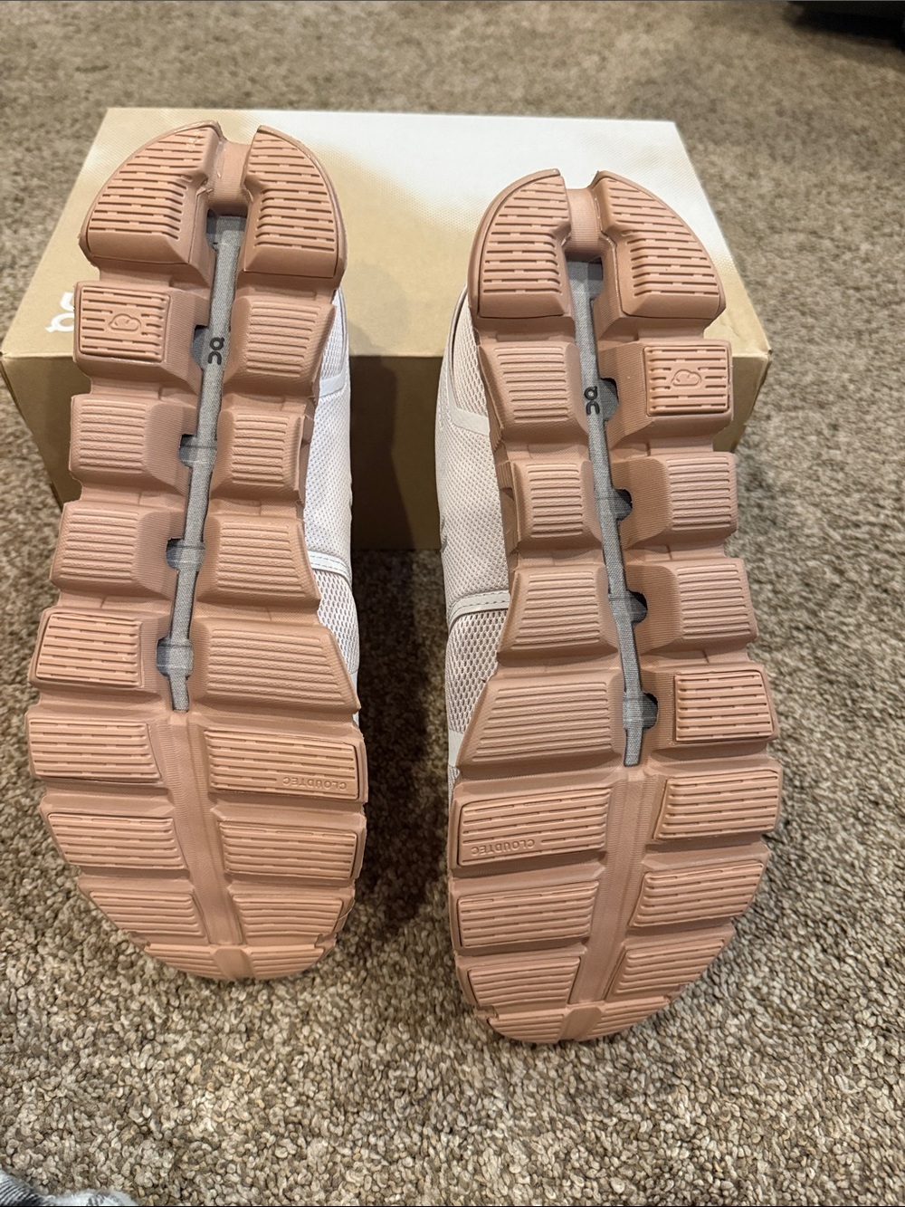 On Cloud Cloud 5 Sand/Rosebrown Sneakers - Picture 3 of 5